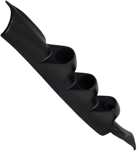 GlowShift Black Triple Pillar Gauge Pod Compatible with Pontiac Trans Am T-Top 1993-2002 - ABS Plastic - Mounts (3) 2-1/16" (52mm) Gauges to Vehicle's A-Pillar in Saudi Arabia