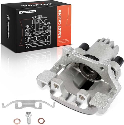 A-Premium Disc Brake Caliper Assembly with Bracket Compatible with BMW Vehicles - E39 Series 540i 1999-2003, 528i 1999-2000, 525i 2001-2002, Wagon - Rear Right Passenger Side in Saudi Arabia