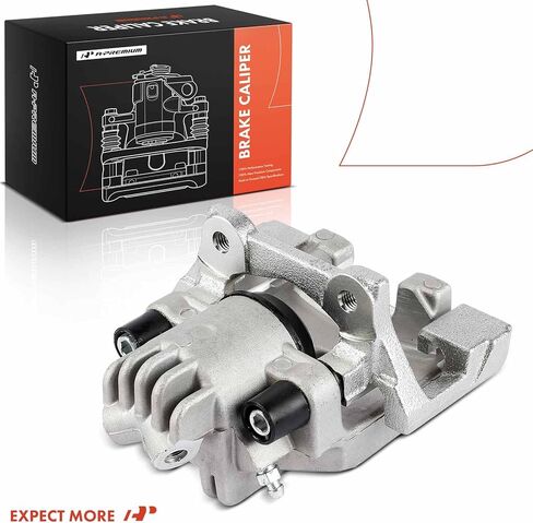A-Premium Disc Brake Caliper Assembly with Bracket Compatible with BMW Vehicles - E39 Series 540i 1999-2003, 528i 1999-2000, 525i 2001-2002, Wagon - Rear Right Passenger Side in Saudi Arabia