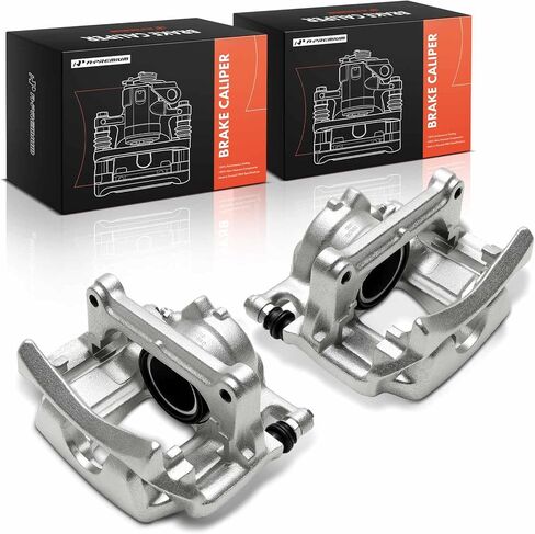 A-Premium Disc Brake Caliper Assembly with Bracket Compatible with Mercedes-Benz W117 Series CLA250 2014-2019, W156 Series GLA250 2015-2020, B250 2013-2019 - Front Driver and Passenger Side in Saudi Arabia