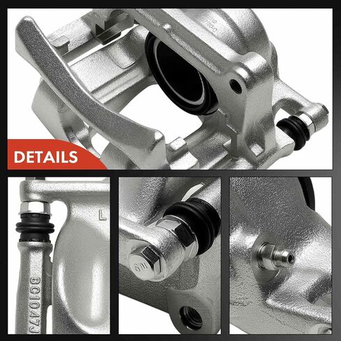 A-Premium Disc Brake Caliper Assembly with Bracket Compatible with Mercedes-Benz W117 Series CLA250 2014-2019, W156 Series GLA250 2015-2020, B250 2013-2019 - Front Driver and Passenger Side in Saudi Arabia