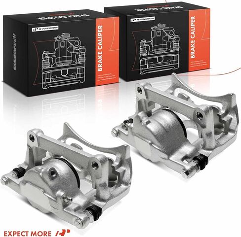 A-Premium Disc Brake Caliper Assembly with Bracket Compatible with Mercedes-Benz W117 Series CLA250 2014-2019, W156 Series GLA250 2015-2020, B250 2013-2019 - Front Driver and Passenger Side in Saudi Arabia