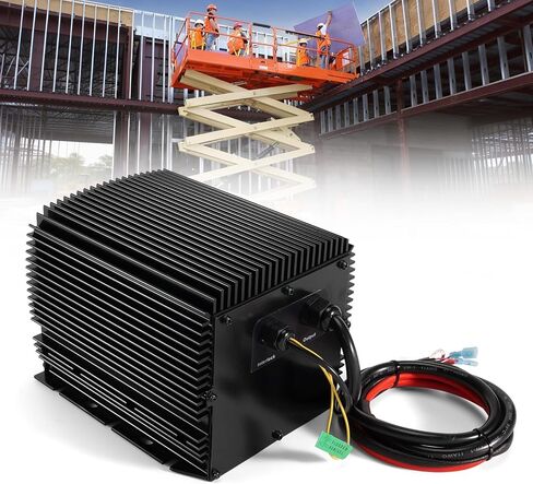 for Genie/Skyjack/JLG Scissor Lift Battery Charger 24 Volt 19 Amp 24V (HB600-24B, 161827, 105739, 105739GT, 96211, 128537) in Kuwait