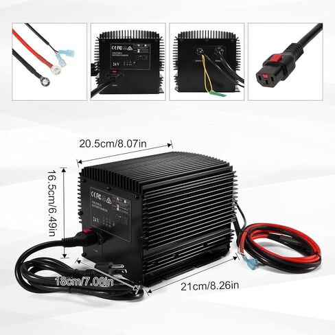 for Genie/Skyjack/JLG Scissor Lift Battery Charger 24 Volt 19 Amp 24V (HB600-24B, 161827, 105739, 105739GT, 96211, 128537) in Kuwait