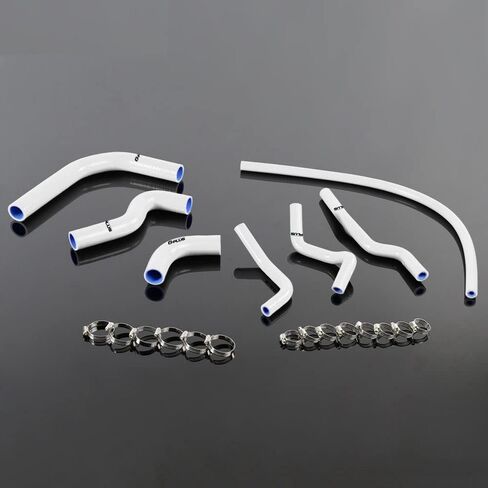 PIT66 Silicone Radiator Hose Kit,Compatible with 1986-1995 Suzuki Samurai 1.3L Black with Clamps in Saudi Arabia