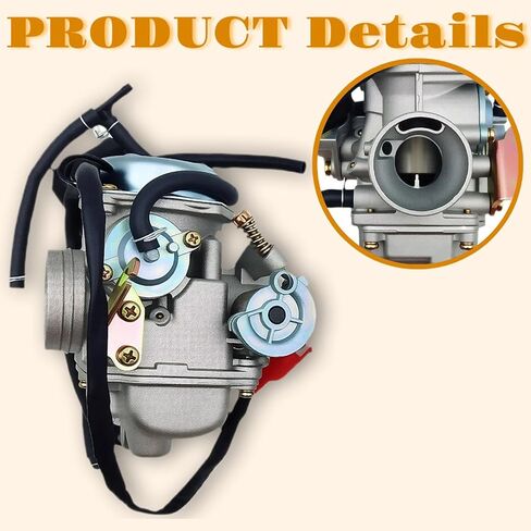 طقم ضبط المكربن، مكربن ​​لكولمان BK200 AT200-B AT200 JL50QT BK150، بديل لمحرك Go Kart 150cc 125cc، بديل لـ TaoTao 150cc مع فلتر هواء in Kuwait