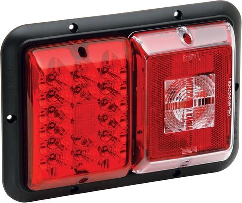 Bargman 48-84-008 Recessed LED Taillight #84 - Double w/ Backup in Kuwait