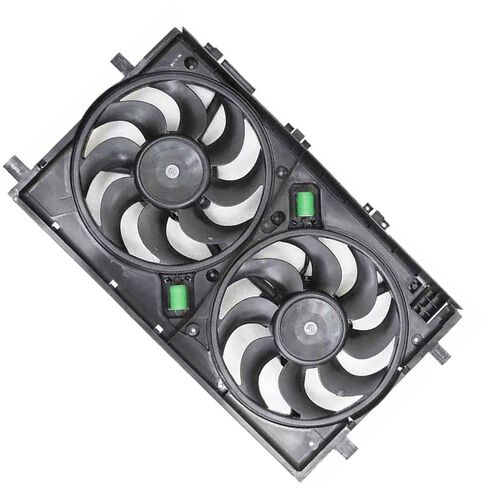 for Buick Regal 2011 2012 2013 Replacement 13300194, 13241734, 13241739 Dual Radiator and Condenser Fan Assembly 1Piece in Saudi Arabia
