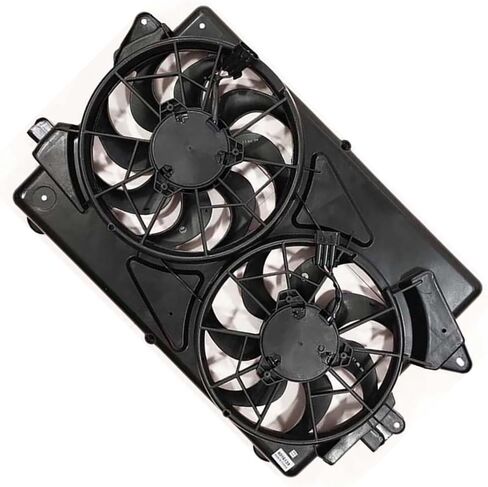 for Chevrolet Equinox 2005 Dual Radiator and Condenser Fan Assembly 1x in Saudi Arabia