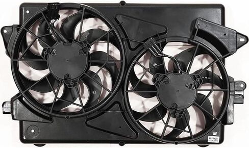 for Chevrolet Equinox 2005 Dual Radiator and Condenser Fan Assembly 1x in Saudi Arabia