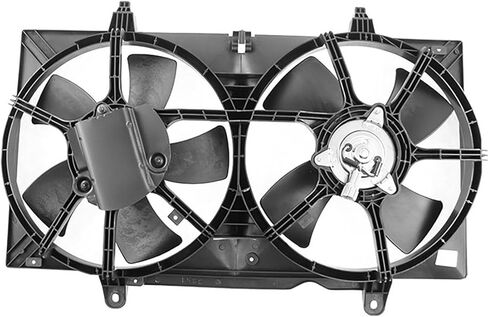 for Nissan ltima,Maxima 2002 2003 2004 2005 2006 2007 2008 Dual Radiator and Condenser Fan Assembly 1PCS in Saudi Arabia