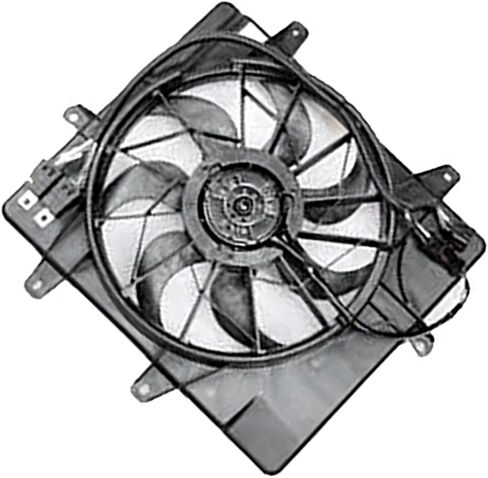 Dual Radiator and Condenser Fan Assembly Replacement 5179470AA for Chrysler PT Cruiser 2006 2007 2008 2009 2010 1 Piece in Saudi Arabia