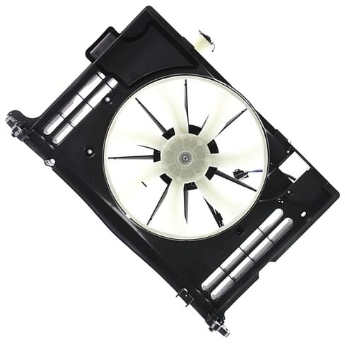 for Toyota Corolla 2014 2015 2016 2017 2018 Replacement 167110T130, 163630T020, 163610T040 Dual Radiator and Condenser Fan Assembly 1 x in Saudi Arabia