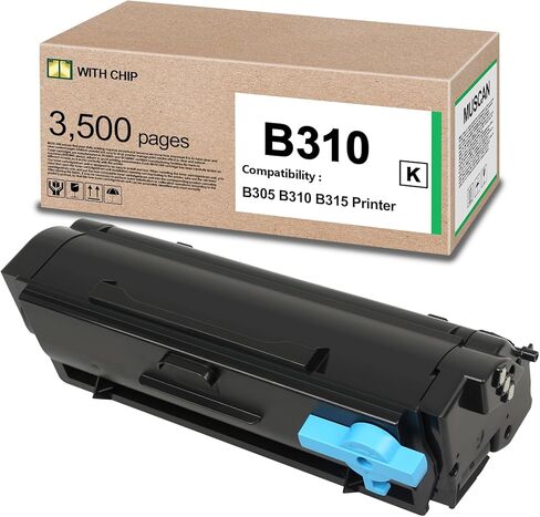 خرطوشة حبر سوداء B310 عالية الإنتاجية متوافقة مع 006R04376 3,500 صفحة بديلة تعمل مع طابعة زيروكس B305 B310 B315، عبوة واحدة in Kuwait