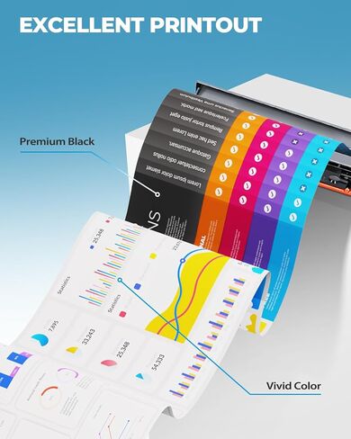 4-Pack 410A Toner Cartridge Set (with Chip) Compatible for HP 410A 410 CF410A Toner Work for Color Laser Jet Pro MFP M477fnw M477fdw Pro M452dn M452nw M452dw Printer (Black, Cyan, Magenta, Yellow) in Kuwait