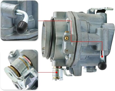 استبدال المكربن ​​من SecosAutoparts متوافق مع ماكينة لحام لينكولن رينجر 8، متوافق مع محرك Onan 16 HP in Saudi Arabia