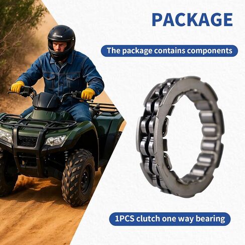 Clutch One Way Bearing for Honda Foreman 500 TRX500FE Foreman 450 TRX450 ES S FE FM FourTrax 300 TRX300FW FourTrax 300 TRX300 Rancher 350 TRX350 TE TM FE FM-Durable, High-Quality Replacement Part in Kuwait