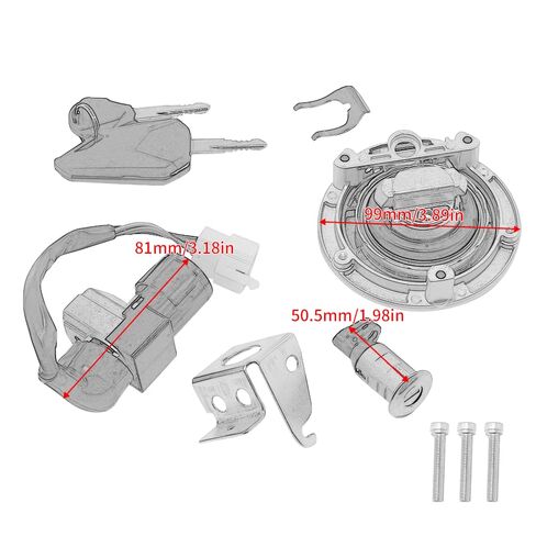 Ignition Switch Gas Cap Cover Seat Lock Key for Honda 35010-K26-B02 for Honda GROM MSX125SF 2016 for Honda GROM125 AC Handlebar 2017-2018 for Honda Ignition Switch Gas Cap in Saudi Arabia