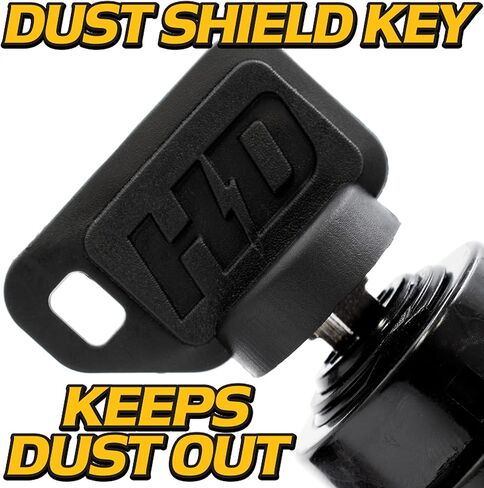 HD Switch - Starter Ignition Key Switch for Kubota Zero-Turn Mower ZD221 ZD321 ZD321N ZD323 ZD1011 ZD1021 ZD1211 ZD1211L ZD1211R ZD1211RL ZD1511LF ZD1511RL ZD1511RLF w/ 3 Keys & Free Carabiner in Saudi Arabia