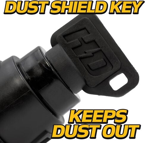 HD Switch - Starter Ignition Key Switch for Kubota Zero-Turn Mower ZD221 ZD321 ZD321N ZD323 ZD1011 ZD1021 ZD1211 ZD1211L ZD1211R ZD1211RL ZD1511LF ZD1511RL ZD1511RLF w/ 3 Keys & Free Carabiner in Saudi Arabia