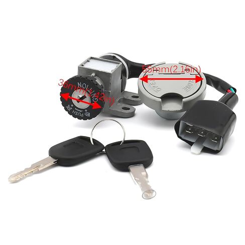 50cc Ignition Switch Key Sets Fits for Gy6 49cc 50cc 150cc Peace Roketa Jonway TaoTao NST Tank Scooter and Moped in Kuwait