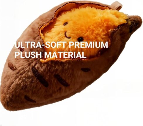 سلسلة مفاتيح من القطيفة على شكل بطاطا حلوة، حلية طعام محشوة لطيفة، ملحق حقيبة مع قلادة، تصميم كاواي in Kuwait