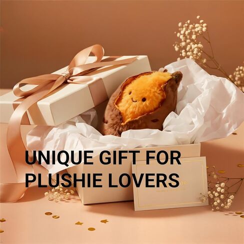 سلسلة مفاتيح من القطيفة على شكل بطاطا حلوة، حلية طعام محشوة لطيفة، ملحق حقيبة مع قلادة، تصميم كاواي in Kuwait