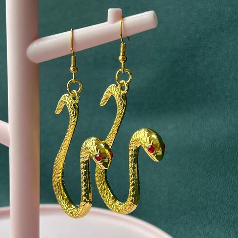 Anime OP Jewelry Accessory Hancock Snake Earrings Z. Ear Studs Set Leather Bound Pirate Journal Writing Notebook 4 Pcs in Saudi Arabia