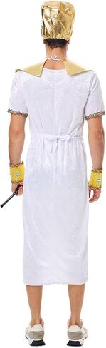 Egyptian Pharaoh Costume For Men Egypt Faraon King Toga Halloween Cosplay King Tut Outfit Accssaries Adult in Kuwait
