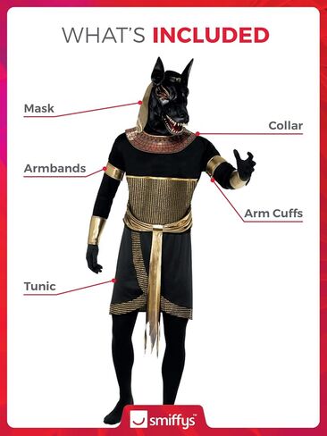 Smiffys mens Anubis the Jackal in Saudi Arabia