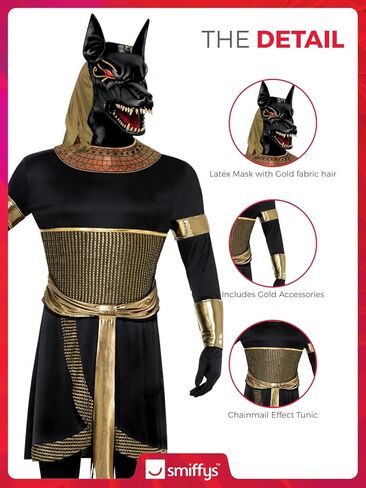 Smiffys mens Anubis the Jackal in Saudi Arabia
