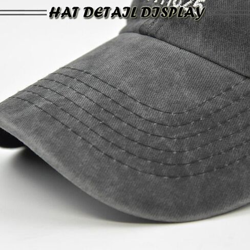 York Embroidery Baseball Caps Baseball Hats Adjustable Vintage Men Women Sunscreen Hats(Black) in Saudi Arabia