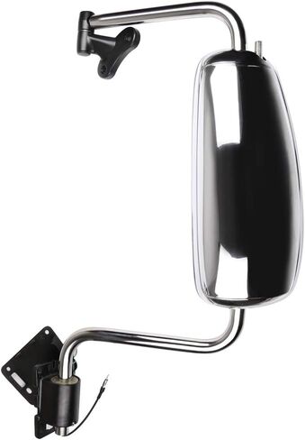 Truck Hood Mirror Door Mirror Fit for 1997-2010 for International 9200 9400i 9900i Rearview Mirror with Left Side Power Heated Chrome Housing in Saudi Arabia