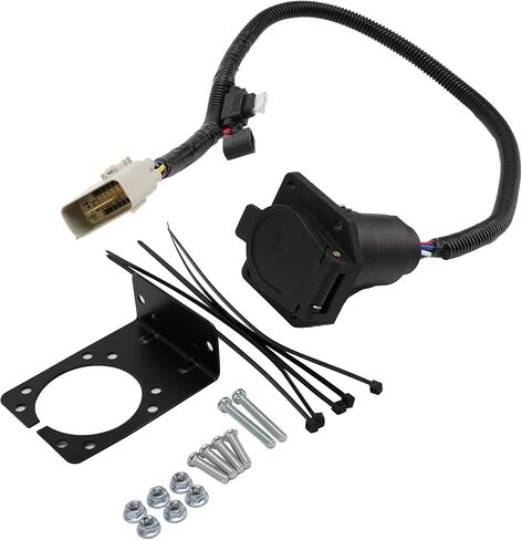 7 Way RV Trailer Hitch Tow Jumper Wiring Receptacle Plug Adapter Harness Kit for Tesla Model Y 2020-2022 16 PIN Connector 1534249-00-A-003 in Saudi Arabia