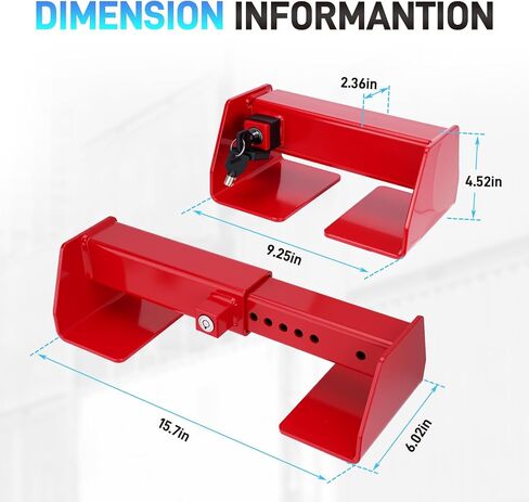Heavy Duty Combination Container Equipment Lock, Powder Coated Steel Shipping Container, Cargo Vans & Semi Trailer Door, Shipping Container Truck Door Lock with Two Keys, Anti-Theft Rust-Proof in Kuwait