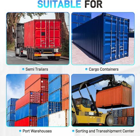 Heavy Duty Combination Container Equipment Lock, Powder Coated Steel Shipping Container, Cargo Vans & Semi Trailer Door, Shipping Container Truck Door Lock with Two Keys, Anti-Theft Rust-Proof in Kuwait