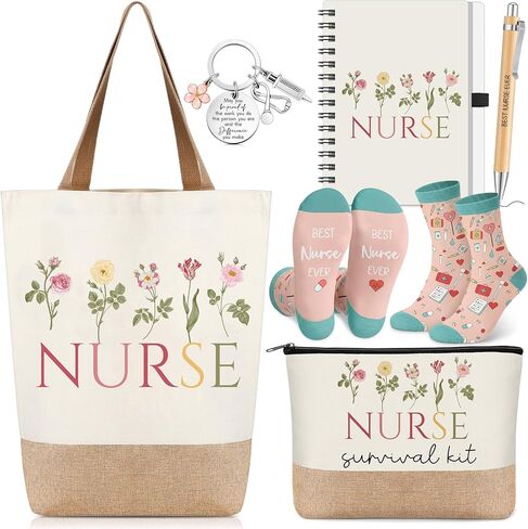 Sadnyy 6pcs Dachshund Gift Sets for Women Dachshund Unique Gift Set with Novelty Socks Makeup Bag Keychain Notebook Tote Bag and Pen for Dog Mom Dog Lover Birthday Gifts in Saudi Arabia