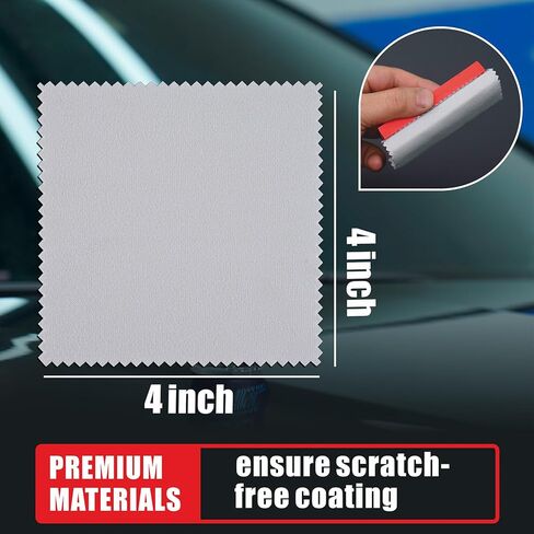 30 Count Suede Cloths for Applying and Leveling Coatings, Scratch-Free, Ultra Absorbent Microfiber for Ceramic Coating Application, Grey in Kuwait
