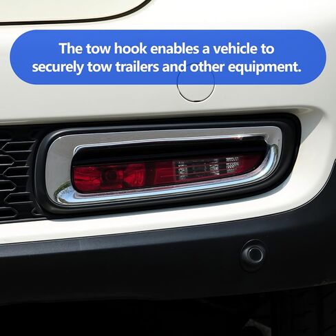 Tow Hook Towing Eye Hinge Hook Compatible with BMW 1 3 5 7 X5 X3 Series E60 E61 E65 E70 E87 E90 E91 Part Numbers 72158266616 72157070643 in Saudi Arabia