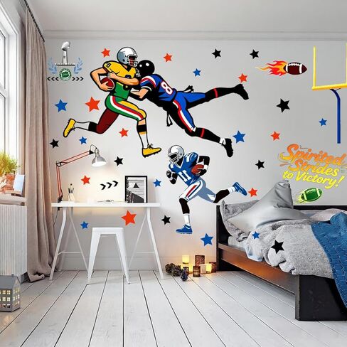 3D لاعب كرة السلة جدار الشارات الديكورات لغرفة الأولاد، الرياضة ملصقات الحائط الشارات، كرة السلة سلام دونك جدار الشارات لغرفة نوم الأولاد in Kuwait