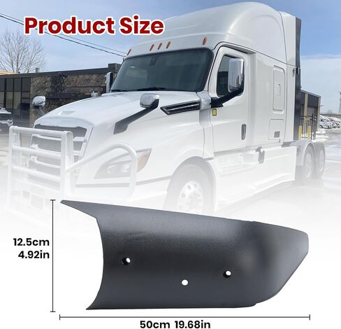 Door Mirror Arm Cover Shell Housing Black For Freightliner Cascadia 2018 2019 2020 2021 2022 2023 2024 (Pair) in Kuwait