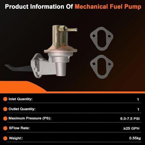 M6866 Mechanical Fuel Pump SP1011MP Fit for Chrysler Newport 1971 1972 Dodge 330 1963 1964 A100 Truck 1964-1969 in Kuwait