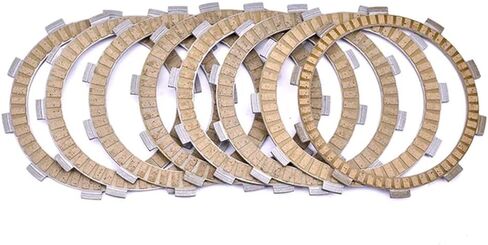 Steel Friction Clutch Plate Kit Compatible With NT700 Deauville RC59 XL700 Transalp RD13 RD15 NT XL 700 VT750 VT750S RC58 VT 750(Paper Clutch Plate) in Kuwait
