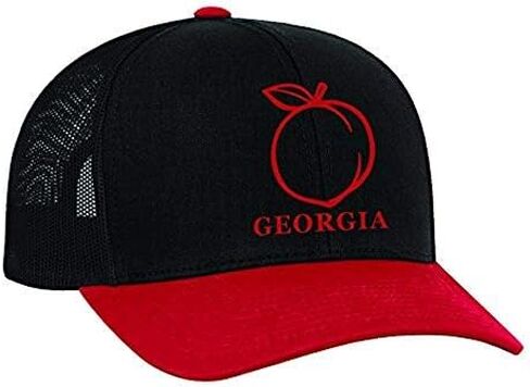 Heritage Pride Georgia Peach Embroidered Trucker Hat in Kuwait