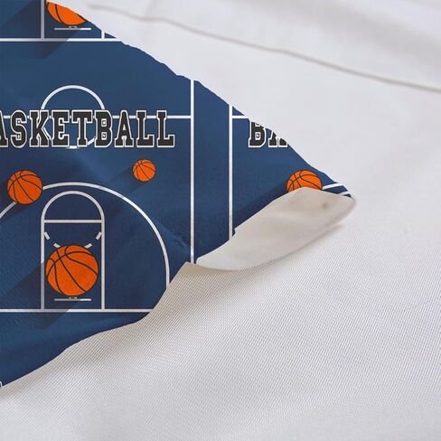 Feelyou 1 Panel 52"x18" Basketball Kitchen Curtains Valances Gaming Sports Valance Curtains for Living Room Bedroom for Kids Women Men Ball Games Curtain Valances for Window Treatment Indigo Blue in Saudi Arabia