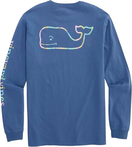 تي شيرت Vineyard Vines رجالي بأكمام طويلة وجيب على شكل حوت عيد الفصح in Saudi Arabia