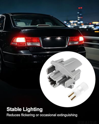 2 PCS License Plate Light Holders with Light Bulb Fit for Honda Accord Hybrid CR-V Civic Odyssey Insight Pilot Crosstour Acura RDX 1998-2016, Replace 34102-S60-003 34102-SWA-A01Socket Bracket in Saudi Arabia