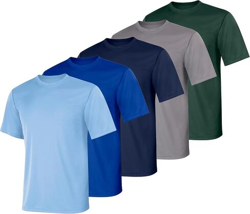 Hanes Men's Sport Quick-Dry T-Shirt 4-Pack, Moisture-Wicking, Sun Protection Performance Shirts in Saudi Arabia