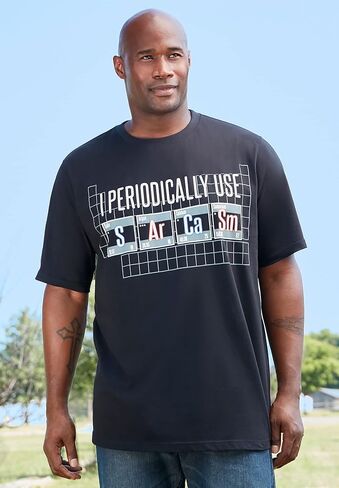 KingSize Men's Big & Tall Slogan Graphic T-Shirt - 5XL, Drill in Saudi Arabia