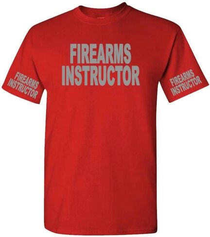 Cold Harbor Firearms Instructor High Visibility Cotton Unisex T-Shirt Mens Womens Staff Security Police Hi Vis Safety Tee in Saudi Arabia